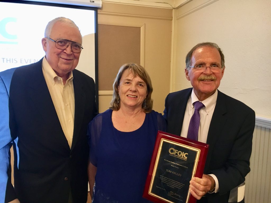 Judge John Kane, Jeanette Chavez and Tom Kelley