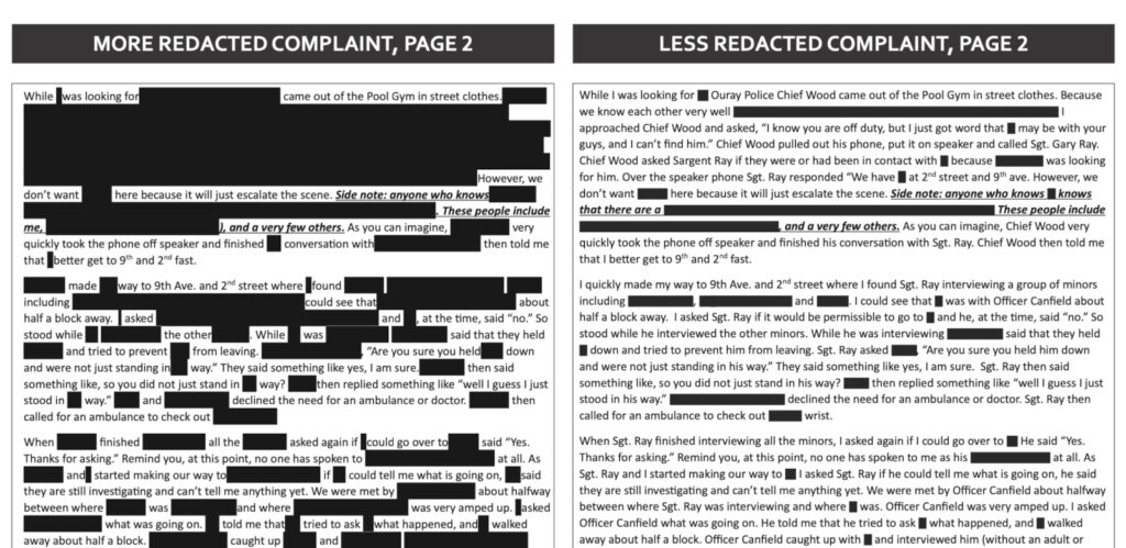 redacted documents